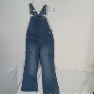Old navy flare leg overalls, youth 16